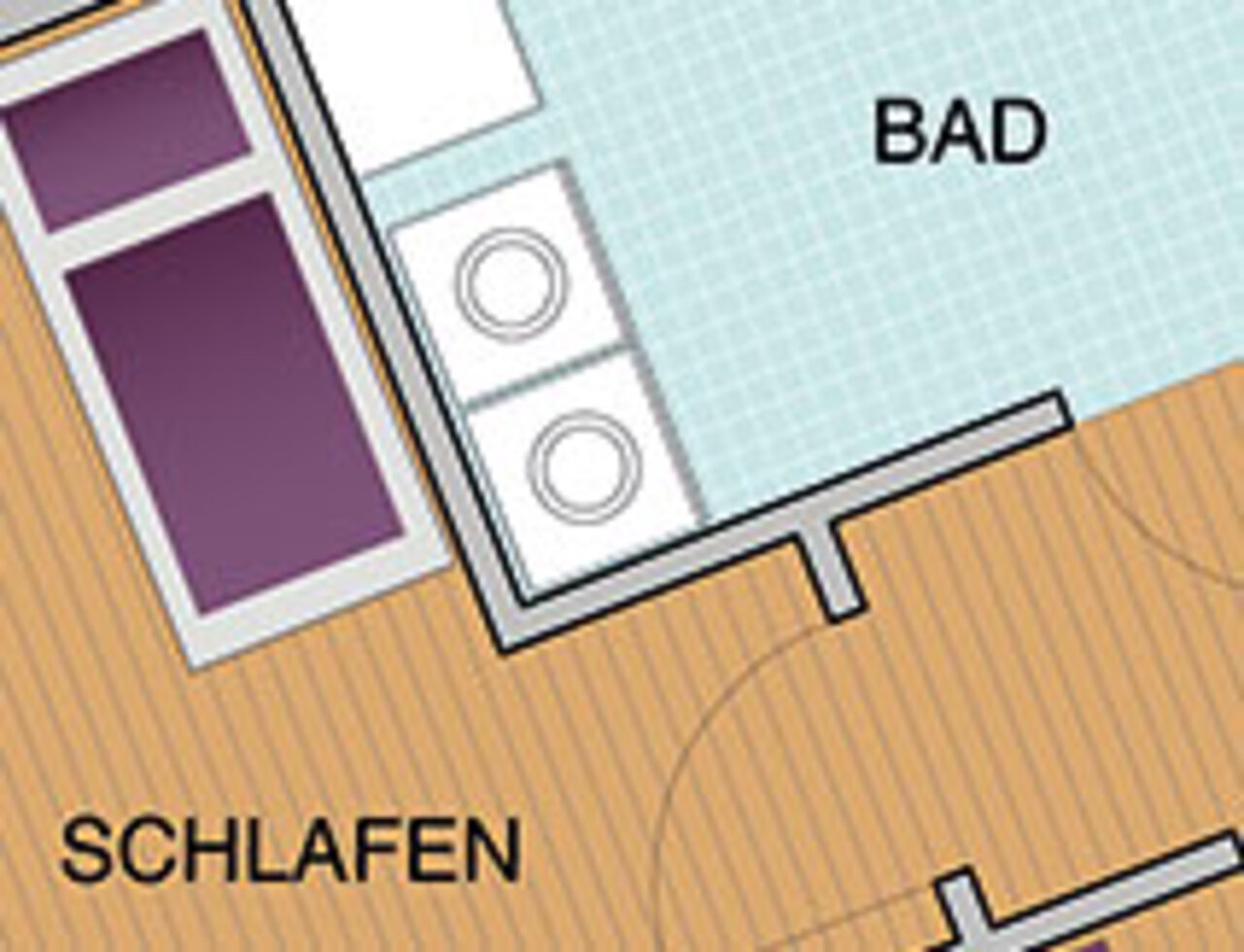 Ausstattungen Grundriss